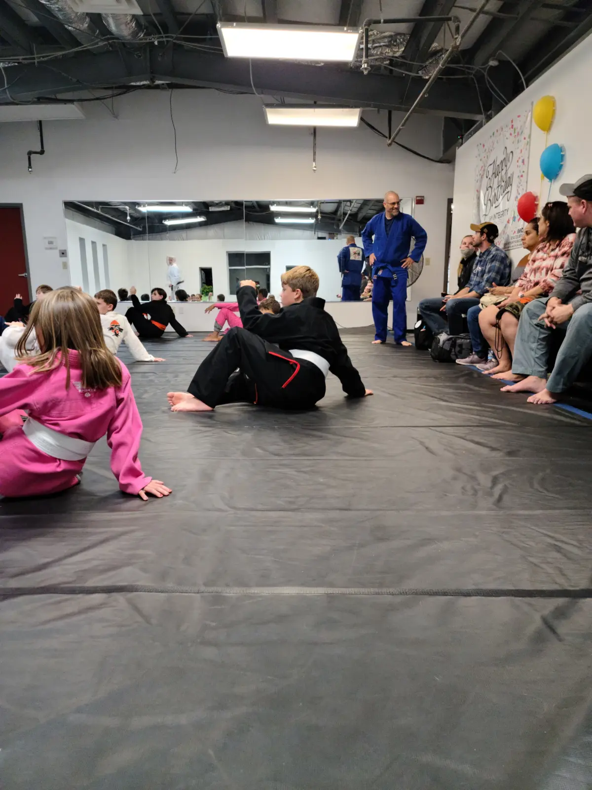 Kids Brazilian Jiu Jitsu training session