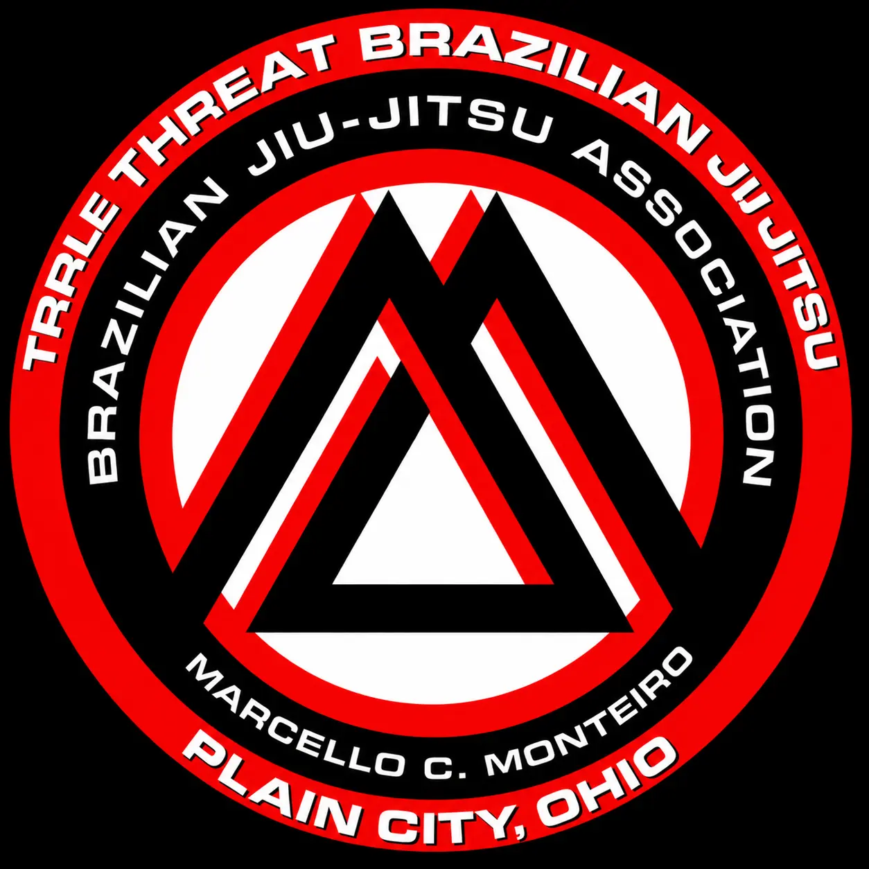Triple Threat Jiu Jitsu Academy patch